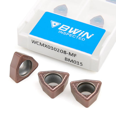 Wcmx 030208 Inserti in carburo CNC Inserti in carburo di tungsteno in acciaio inossidabile