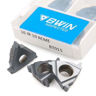 4 inserti per filettatura in metallo duro ACME Tornitura di utensili per tornio CNC in metallo Taglio interno